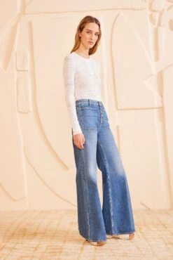 ULLA JOHNSON The Gwynne Jean - Danube -ULLA JOHNSON Outlet ULLA JOHNSON TheGwynneJean DANUBE UJ9904033 04 UPDATE