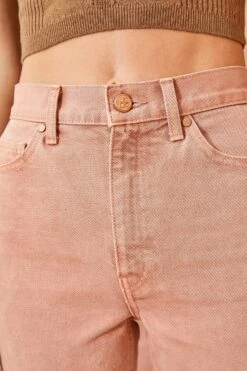 ULLA JOHNSON The Agnes Jean - Rosewood Wash 7 ULLA JOHNSON The Agnes Jean - Rosewood Wash -ULLA JOHNSON Outlet ULLA JOHNSON The Agnes ROSEWOOD WASH 0155