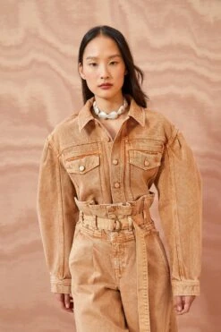 ULLA JOHNSON The Cosette Jacket - Stone Dye Wash 7 ULLA JOHNSON The Cosette Jacket - Stone Dye Wash -ULLA JOHNSON Outlet ULLA JOHNSON The Cosette Jacket STONE DYE WASH 01 MAIN