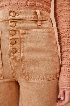 ULLA JOHNSON The Lou Jean - Stone Dye Wash 8 ULLA JOHNSON The Lou Jean - Stone Dye Wash -ULLA JOHNSON Outlet ULLA JOHNSON The Lou Jean STONE DYE WASH 04