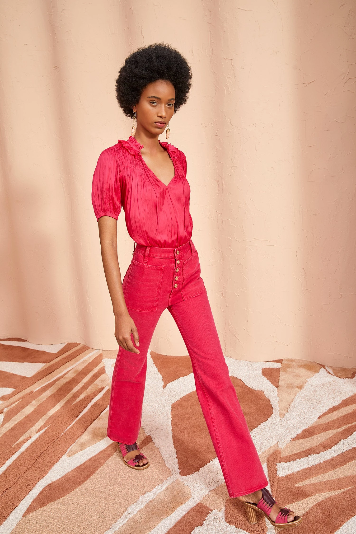 ULLA JOHNSON The Lou Jean - Orchid Wash 1 ULLA JOHNSON The Lou Jean - Orchid Wash