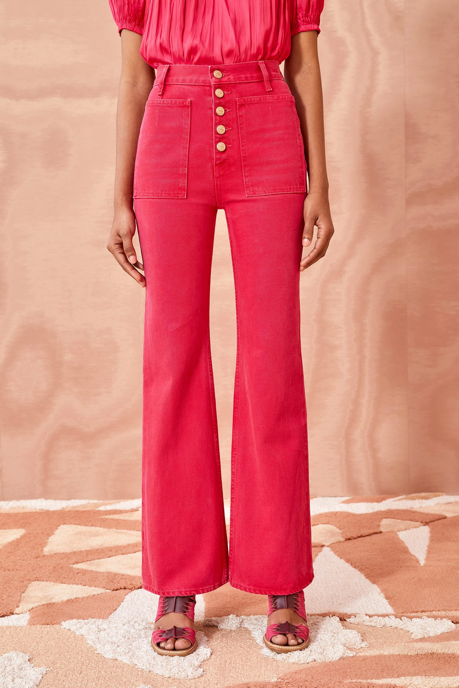 ULLA JOHNSON The Lou Jean - Orchid Wash 2 ULLA JOHNSON The Lou Jean - Orchid Wash - Image 2