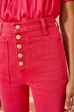 ULLA JOHNSON The Lou Jean - Orchid Wash 8 ULLA JOHNSON The Lou Jean - Orchid Wash -ULLA JOHNSON Outlet ULLA JOHNSON The Lou ORCHID WASH 04