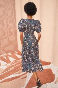 ULLA JOHNSON Thelma Dress - Jet -ULLA JOHNSON Outlet ULLA JOHNSON Thelma Dress JET 04