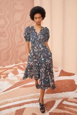 ULLA JOHNSON Thelma Dress - Jet -ULLA JOHNSON Outlet ULLA JOHNSON Thelma Dress JET 05