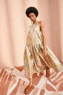 ULLA JOHNSON Tyra Dress - Meadow 8 ULLA JOHNSON Tyra Dress - Meadow -ULLA JOHNSON Outlet ULLA JOHNSON Tyra Dress MEADOW 0073