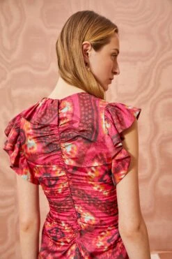 ULLA JOHNSON Vida Top - Wild Rose 7 ULLA JOHNSON Vida Top - Wild Rose -ULLA JOHNSON Outlet ULLA JOHNSON Vida Top WILD ROSE 03