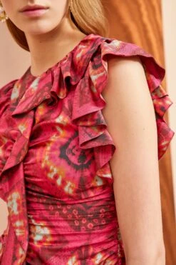 ULLA JOHNSON Vida Top - Wild Rose 8 ULLA JOHNSON Vida Top - Wild Rose -ULLA JOHNSON Outlet ULLA JOHNSON Vida Top WILD ROSE 04