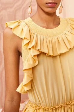 ULLA JOHNSON Violeta Dress - Dune -ULLA JOHNSON Outlet ULLA JOHNSON Violeta Dress DUNE 05