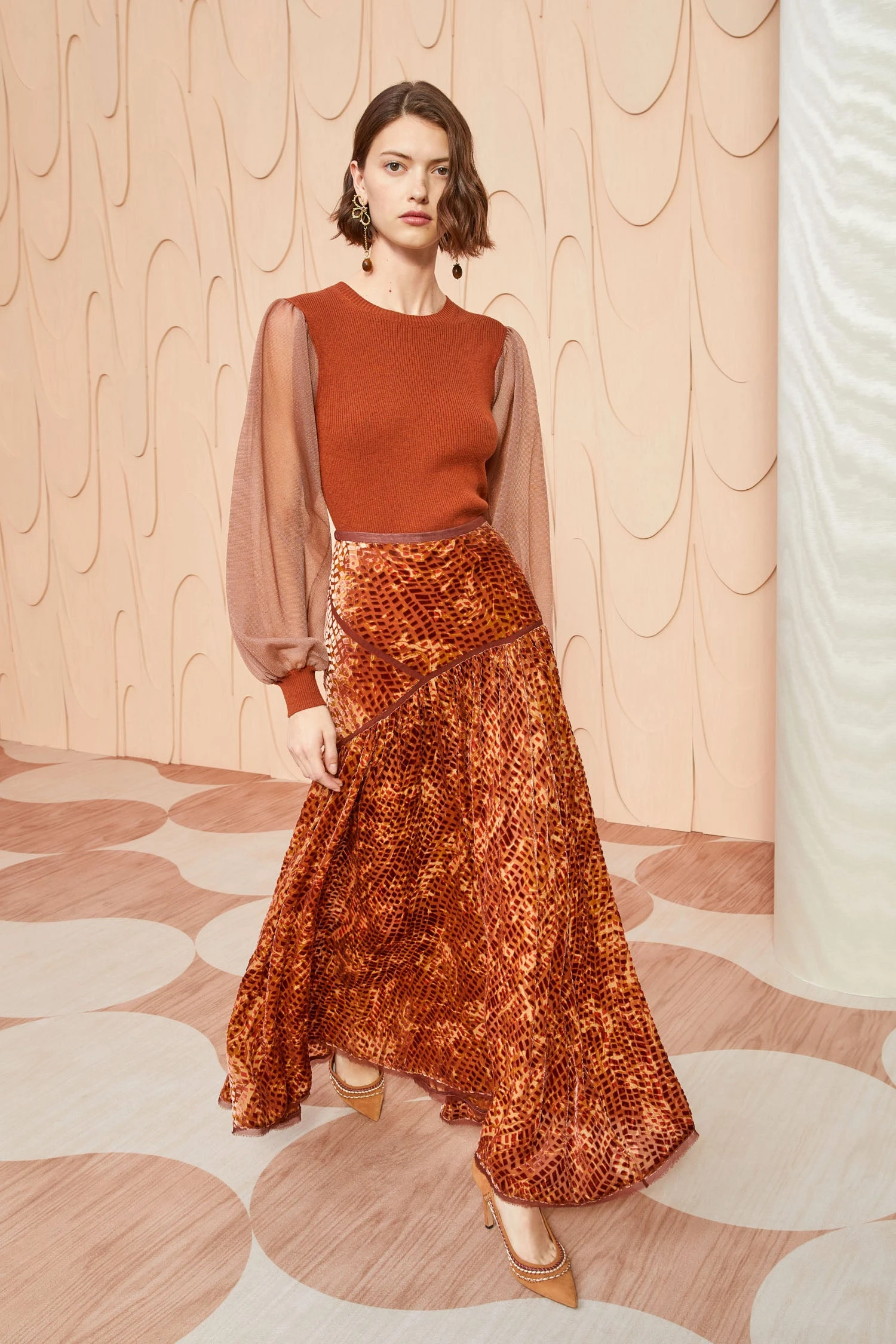 ULLA JOHNSON Willa Skirt - Sienna 1 ULLA JOHNSON Willa Skirt - Sienna