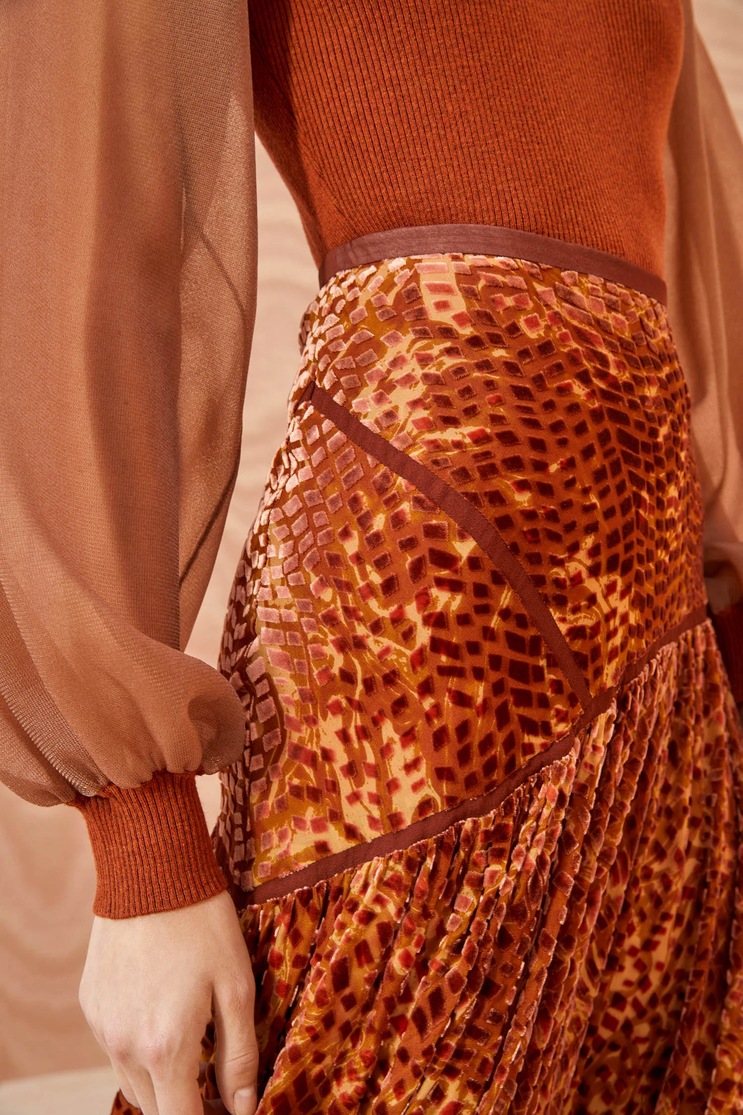 ULLA JOHNSON Willa Skirt - Sienna 2 ULLA JOHNSON Willa Skirt - Sienna - Image 2