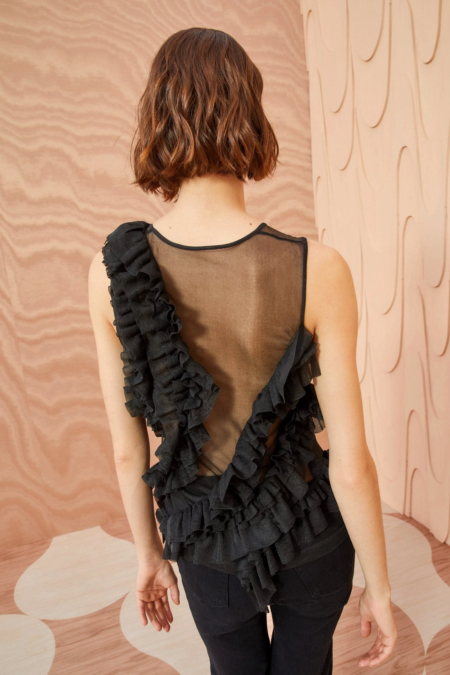 ULLA JOHNSON Winnifred Top - Noir 3 ULLA JOHNSON Winnifred Top - Noir - Image 3