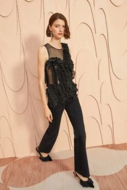 ULLA JOHNSON Winnifred Top - Noir 10 ULLA JOHNSON Winnifred Top - Noir -ULLA JOHNSON Outlet ULLA JOHNSON Winnifred Top NOIR 0032