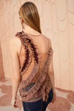 ULLA JOHNSON Winnifred Top - Umber 9 ULLA JOHNSON Winnifred Top - Umber -ULLA JOHNSON Outlet ULLA JOHNSON Winnifred Top UMBER 0095