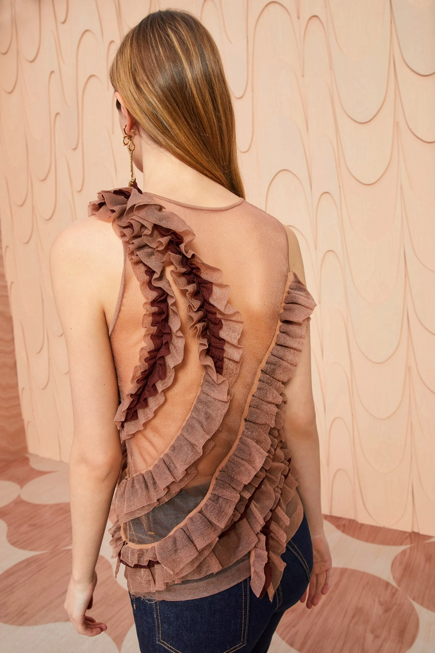 ULLA JOHNSON Winnifred Top - Umber 4 ULLA JOHNSON Winnifred Top - Umber - Image 4