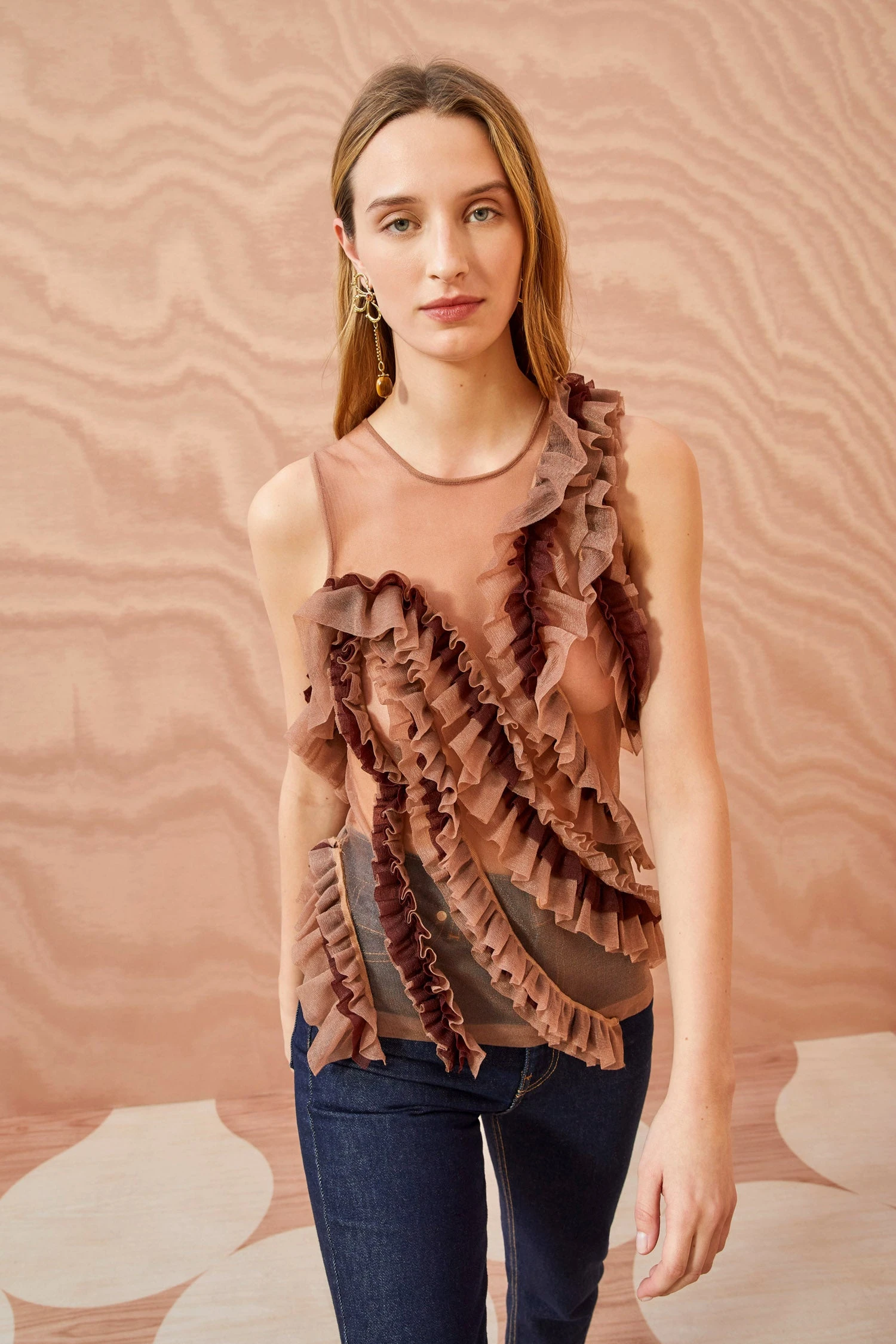 ULLA JOHNSON Winnifred Top - Umber 1 ULLA JOHNSON Winnifred Top - Umber