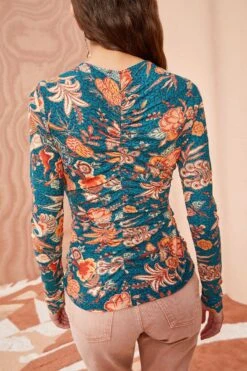 ULLA JOHNSON Wren Top - Delphinium 8 ULLA JOHNSON Wren Top - Delphinium -ULLA JOHNSON Outlet ULLA JOHNSON Wren Top DELPHINIUM 04