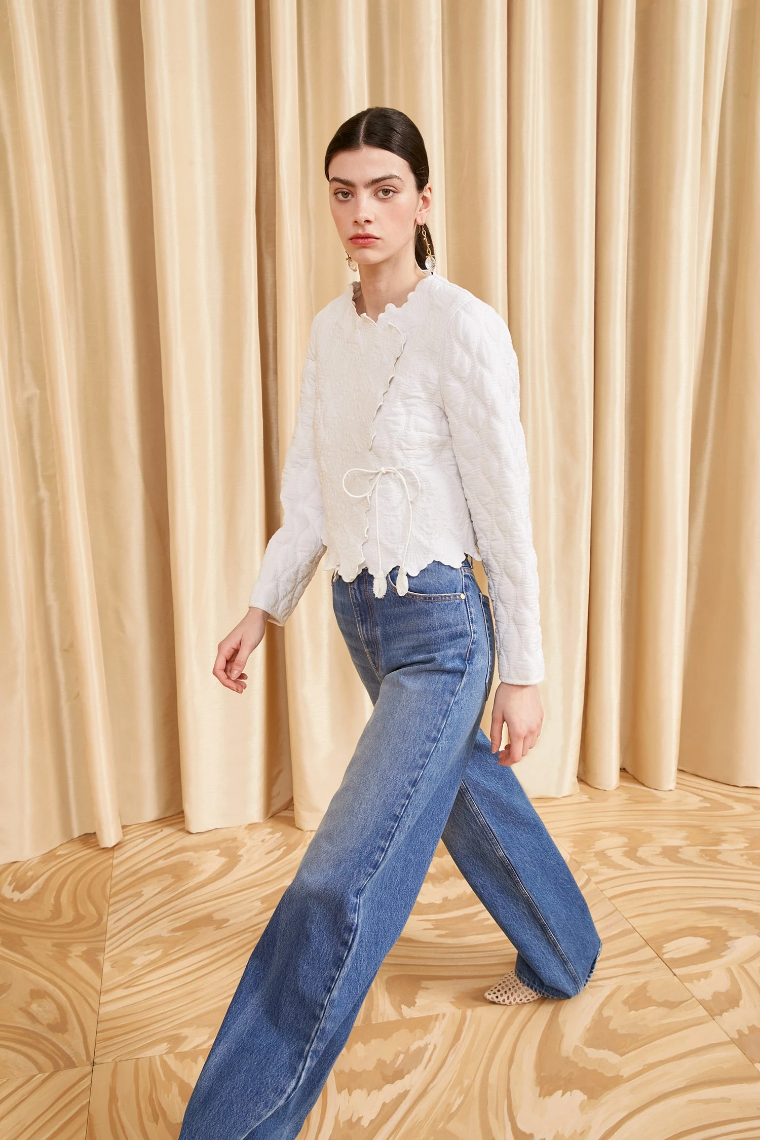 ULLA JOHNSON Zofia Jacket - Cowrie 1 ULLA JOHNSON Zofia Jacket - Cowrie