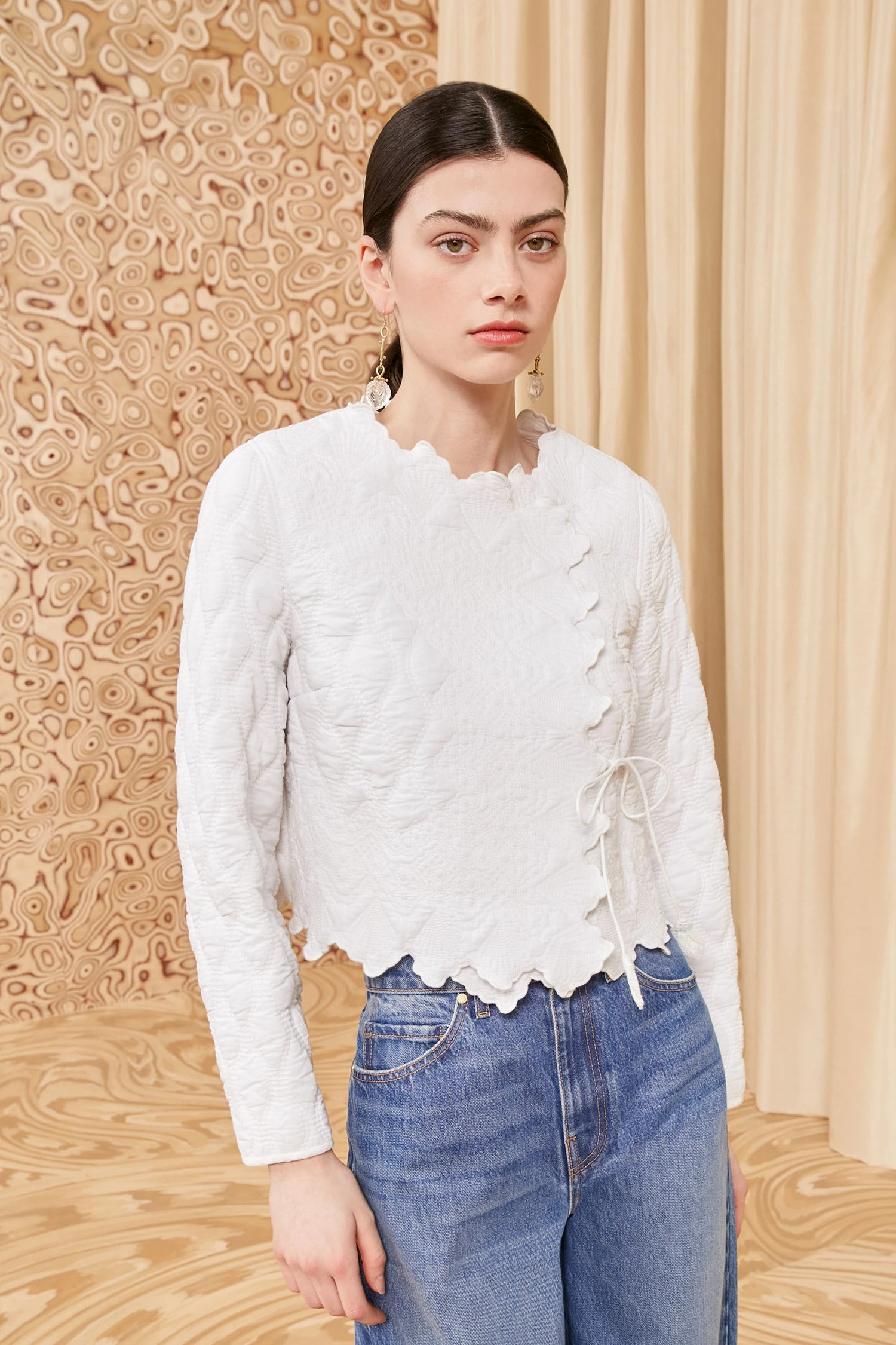 ULLA JOHNSON Zofia Jacket - Cowrie 3 ULLA JOHNSON Zofia Jacket - Cowrie - Image 3