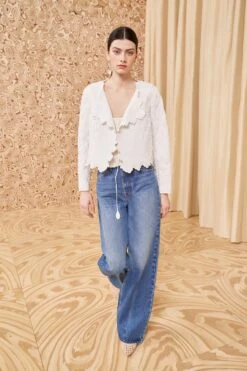 ULLA JOHNSON Zofia Jacket - Cowrie 13 ULLA JOHNSON Zofia Jacket - Cowrie -ULLA JOHNSON Outlet ULLA JOHNSON Zofia Jacket COWRIE 05 UPDATE