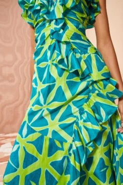 ULLA JOHNSON Zoya Dress - Citrine 8 ULLA JOHNSON Zoya Dress - Citrine -ULLA JOHNSON Outlet ULLA JOHNSON Zoya Dress CITRINE 02 ALT