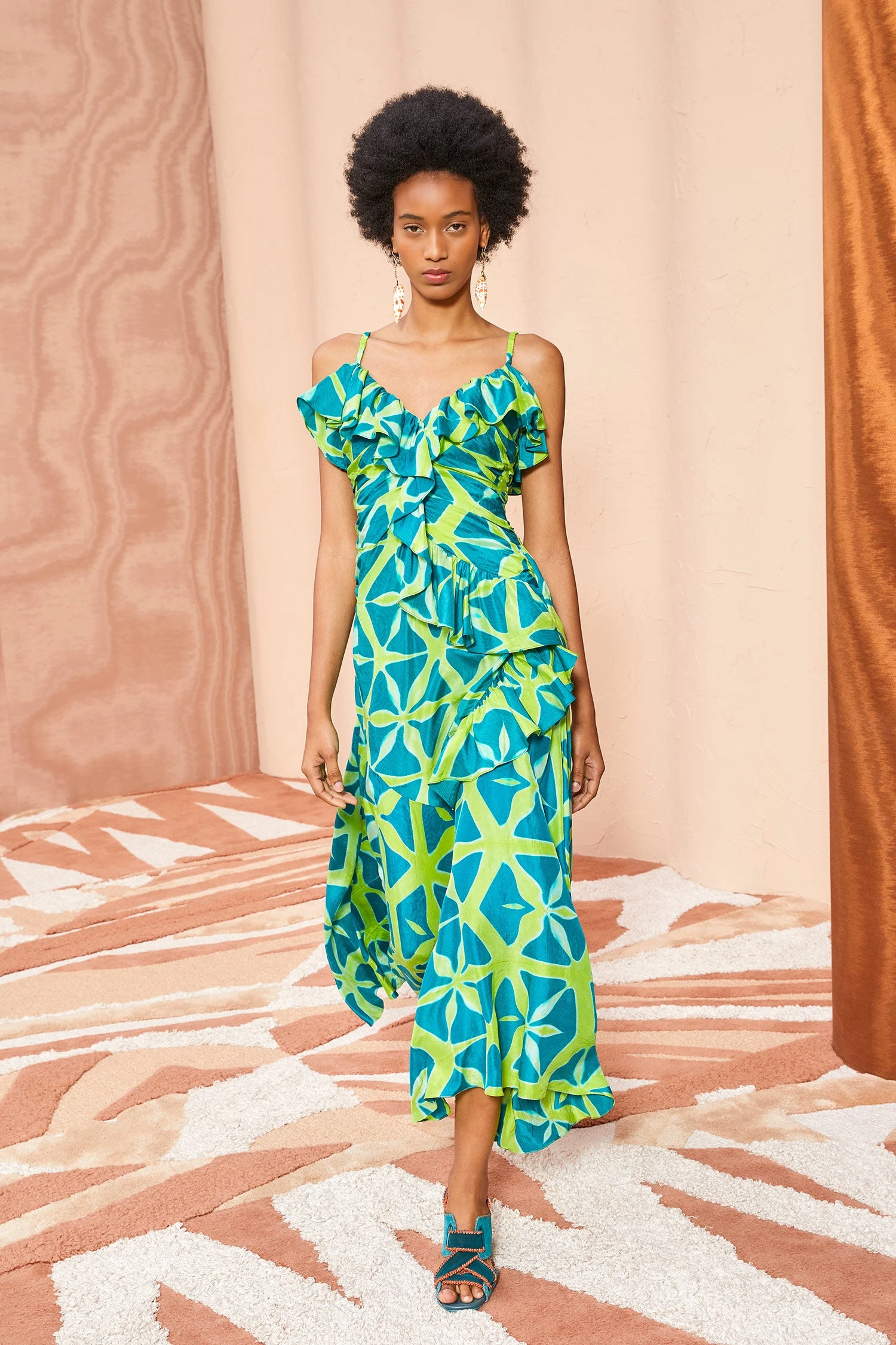 ULLA JOHNSON Zoya Dress - Citrine 1 ULLA JOHNSON Zoya Dress - Citrine