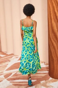 ULLA JOHNSON Zoya Dress - Citrine 9 ULLA JOHNSON Zoya Dress - Citrine -ULLA JOHNSON Outlet ULLA JOHNSON Zoya Dress CITRINE 04