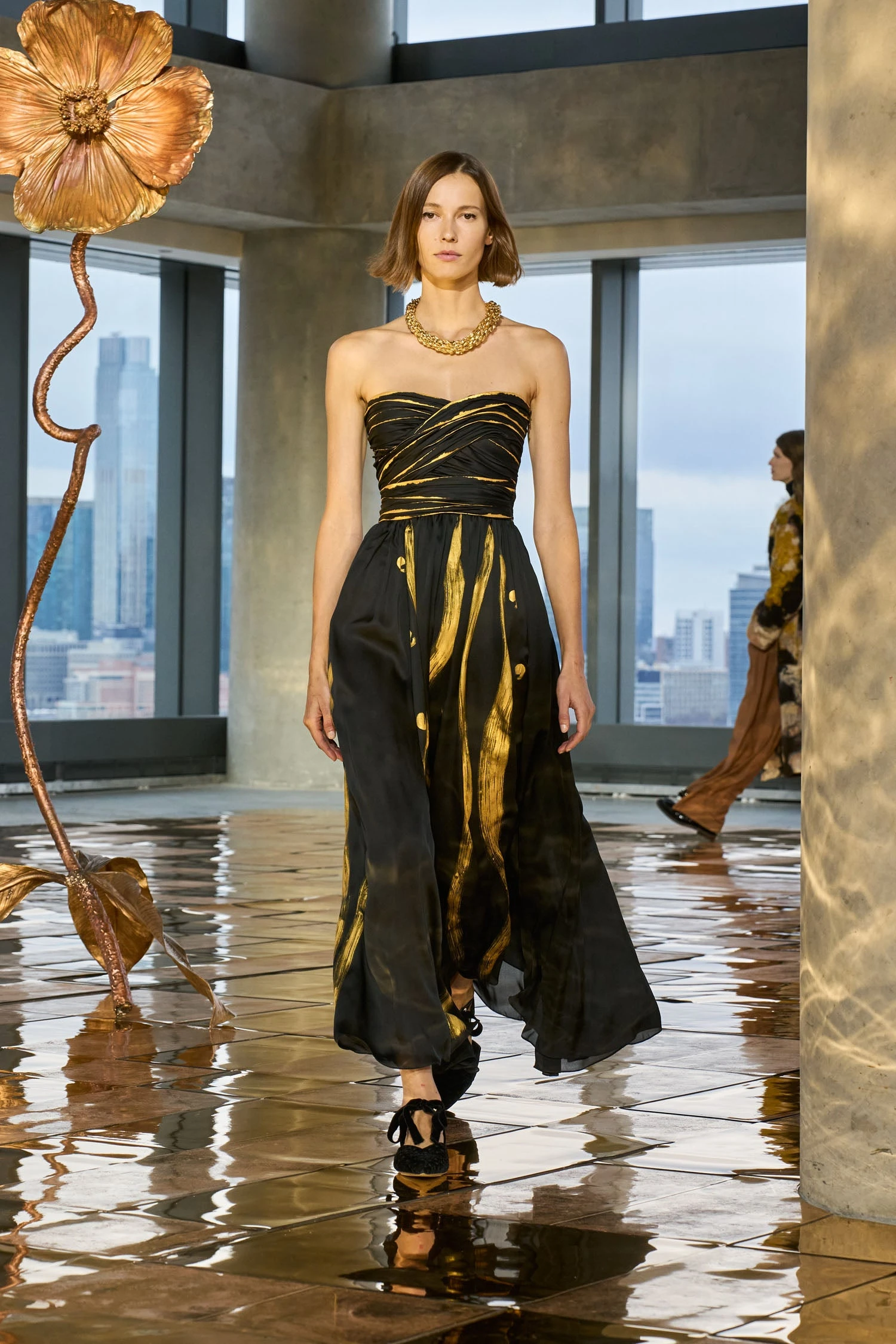 ULLA JOHNSON Anastasia Hand Painted Gown - Gild 5 ULLA JOHNSON Anastasia Hand Painted Gown - Gild - Image 5