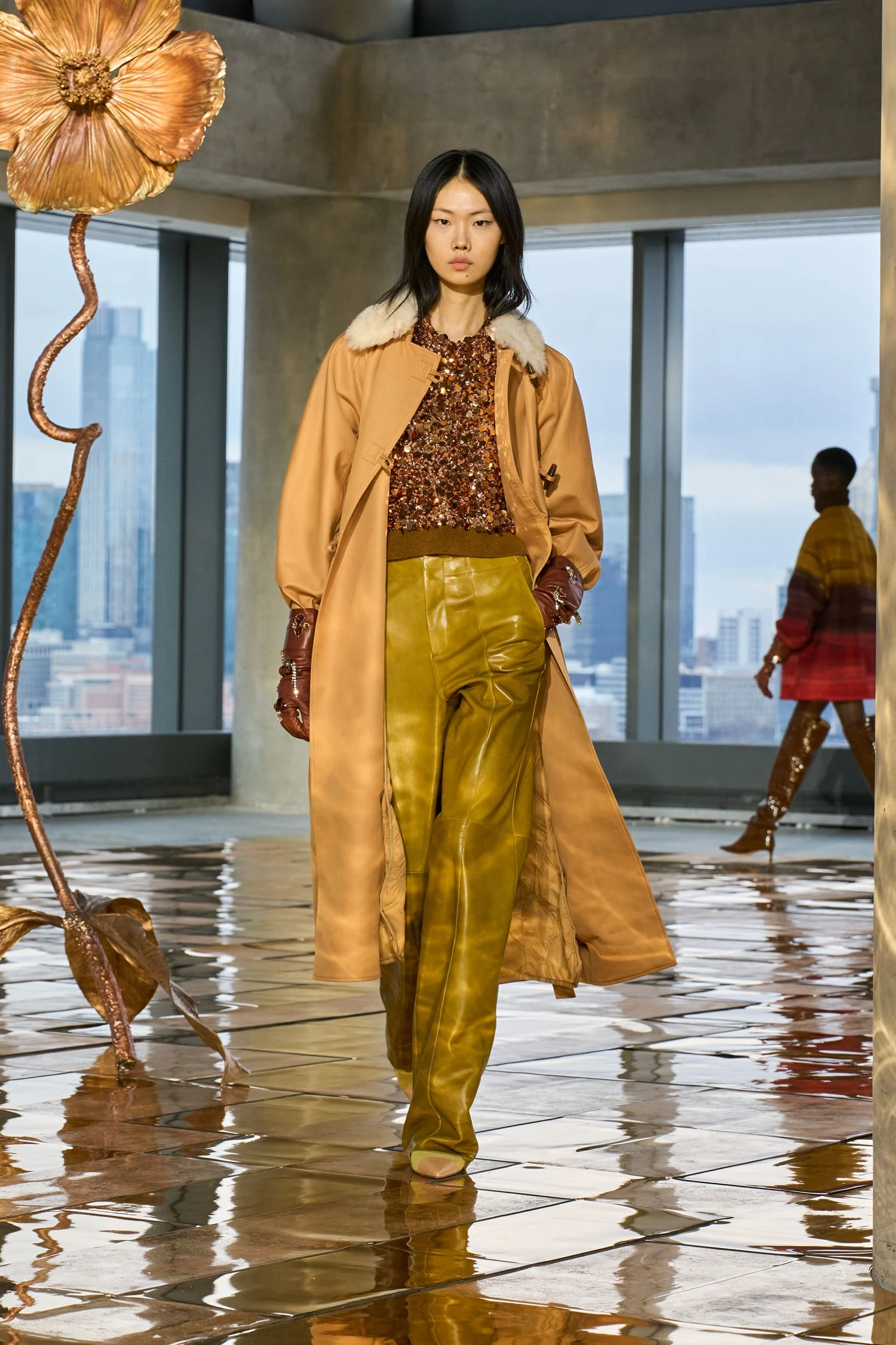 ULLA JOHNSON Cosima Embroidered Cashmere Vest - Umber 5 ULLA JOHNSON Cosima Embroidered Cashmere Vest - Umber - Image 5