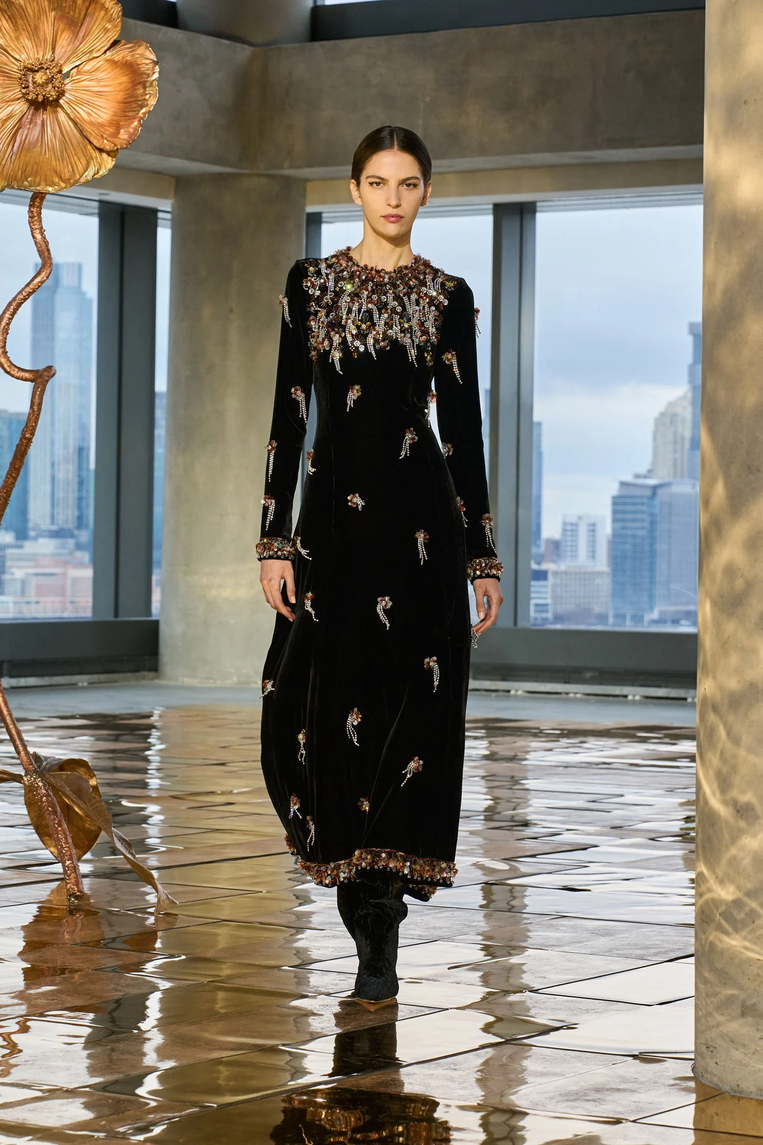 ULLA JOHNSON Carolina Over The Knee Boot - Noir 9 ULLA JOHNSON Carolina Over The Knee Boot - Noir - Image 9