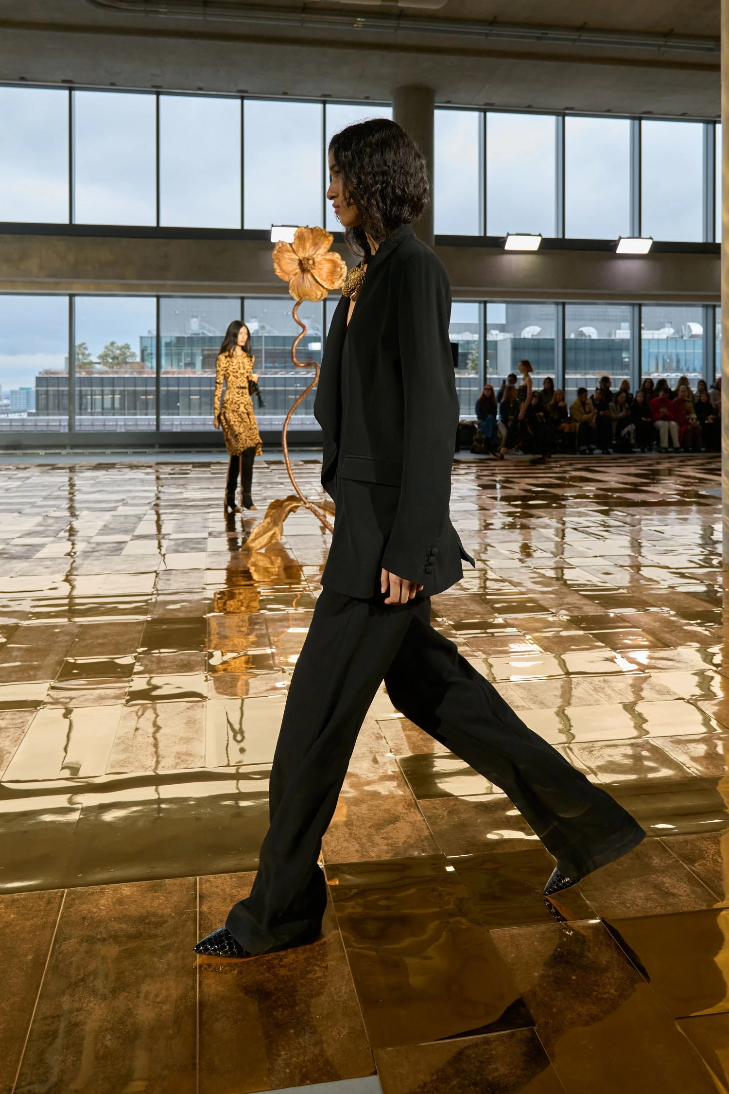 ULLA JOHNSON Ollie Mid–Rise Pants - Noir 5 ULLA JOHNSON Ollie Mid–Rise Pants - Noir - Image 5