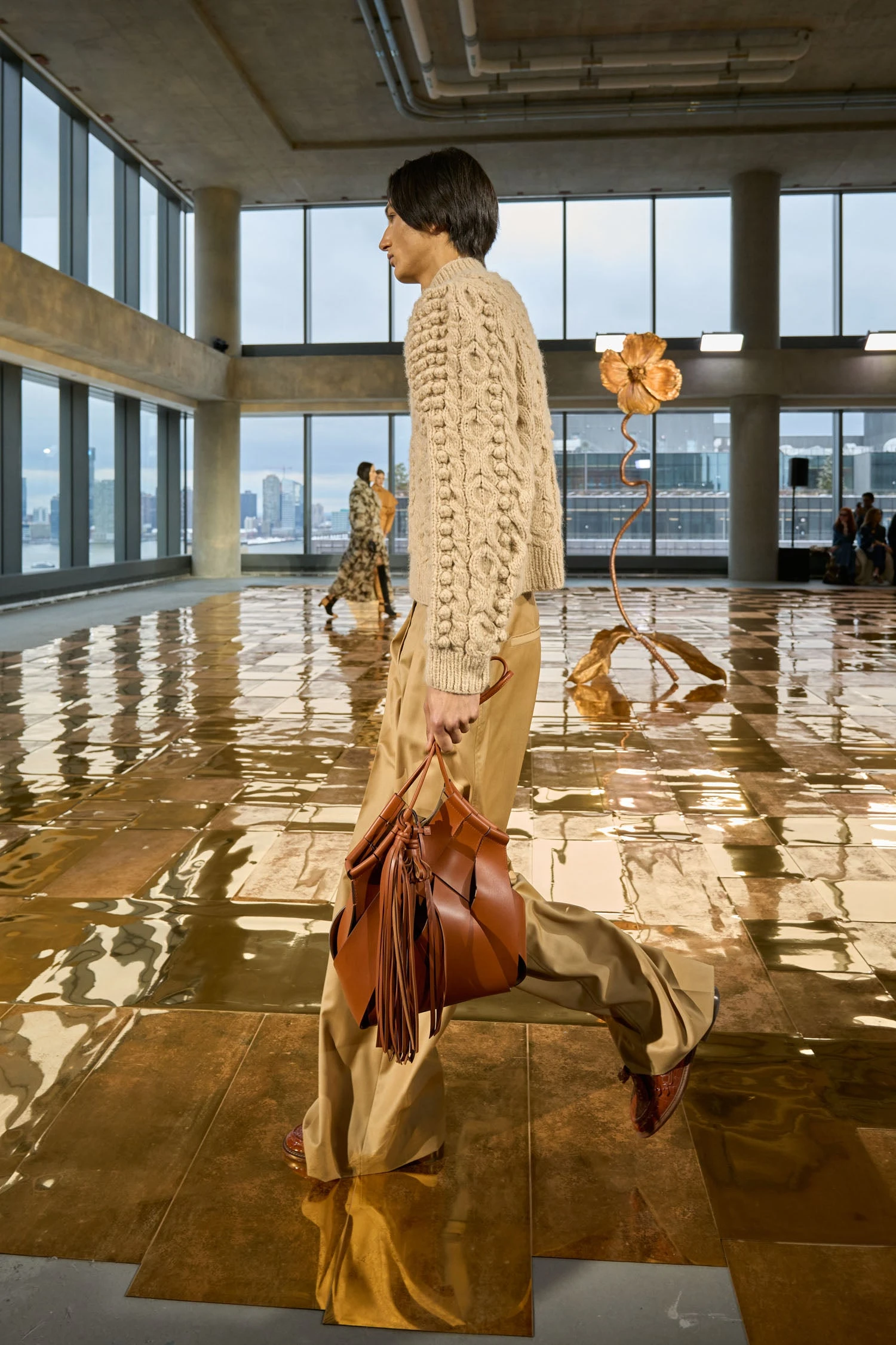 ULLA JOHNSON Albia Alpaca Knit Pullover - Dune 6 ULLA JOHNSON Albia Alpaca Knit Pullover - Dune - Image 6