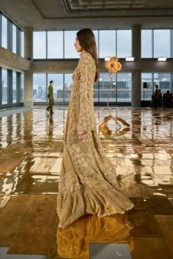 ULLA JOHNSON Leah Crochet Knit Maxi Dress - Lurex Combo -ULLA JOHNSON Outlet UllaJohnsonF25Side48 a74cf445 c3d0 47cc b667 ba3a20642e93