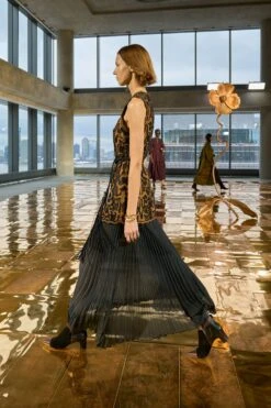 ULLA JOHNSON Auryn Applique Sleeveless Long Dress - Saffron -ULLA JOHNSON Outlet UllaJohnsonF25Side50 a0726e85 b6f9 40c4 a0b9 45d10a20150e