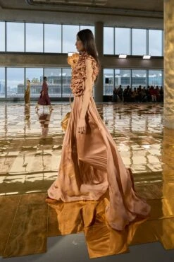 ULLA JOHNSON Byzantine Silk Backless Gown - Desert Rose 13 ULLA JOHNSON Byzantine Silk Backless Gown - Desert Rose -ULLA JOHNSON Outlet UllaJohnsonF25Side52