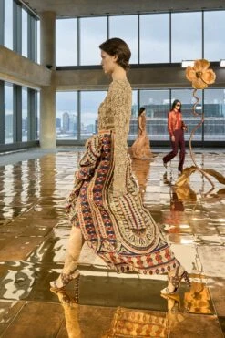 ULLA JOHNSON Yasmin Jacquard High Waist Ruffle Front - Ametrine 10 ULLA JOHNSON Yasmin Jacquard High Waist Ruffle Front - Ametrine -ULLA JOHNSON Outlet UllaJohnsonF25Side53 1 21b905c7 1427 4405 b9cf 46901a8b283d