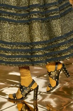 ULLA JOHNSON Vendome Studded High Heel - Noir -ULLA JOHNSON Outlet UllaJohnsonF25details007