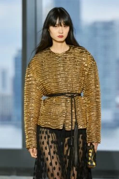 ULLA JOHNSON Veeda Metallic Jacket - Oro -ULLA JOHNSON Outlet UllaJohnsonF25details031 50369782 b5c0 4cc5 ae86 7e4cca236feb