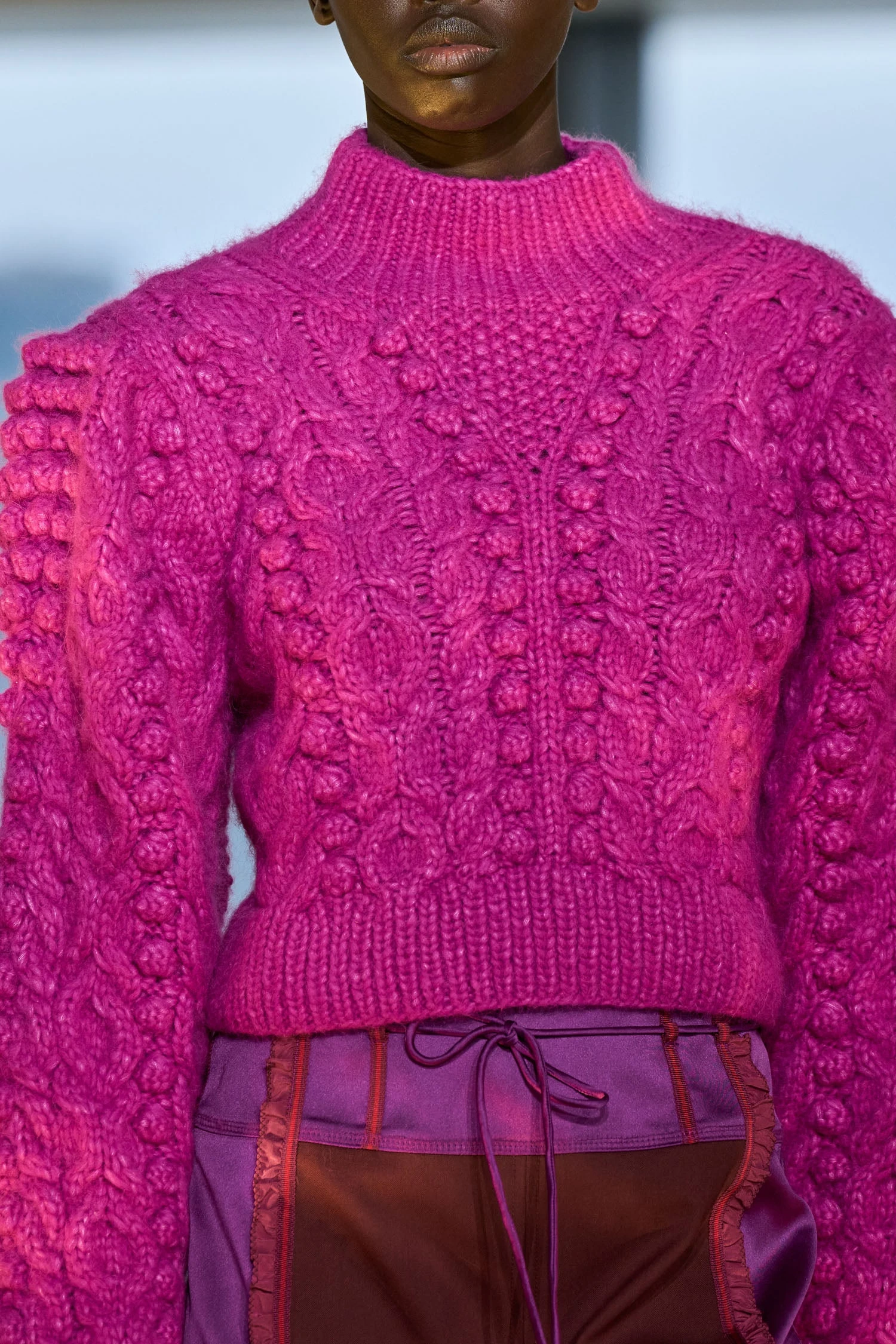 ULLA JOHNSON Albia Alpaca Knit Pullover - Rose 7 ULLA JOHNSON Albia Alpaca Knit Pullover - Rose - Image 7
