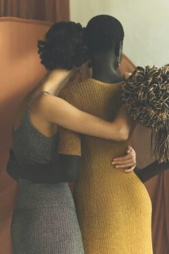 ULLA JOHNSON Maxine Short Sleeve Knit Long Dress - Gild -ULLA JOHNSON Outlet Ulla Johnson PF25 Annemariek van Drimmelen 12b