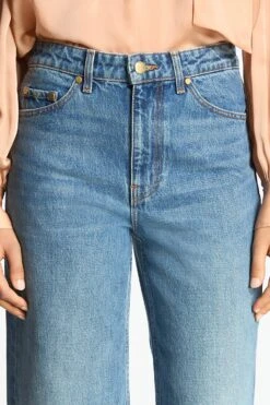 ULLA JOHNSON The Willow Jean - Danube -ULLA JOHNSON Outlet Willow DENIM0946 ALT4
