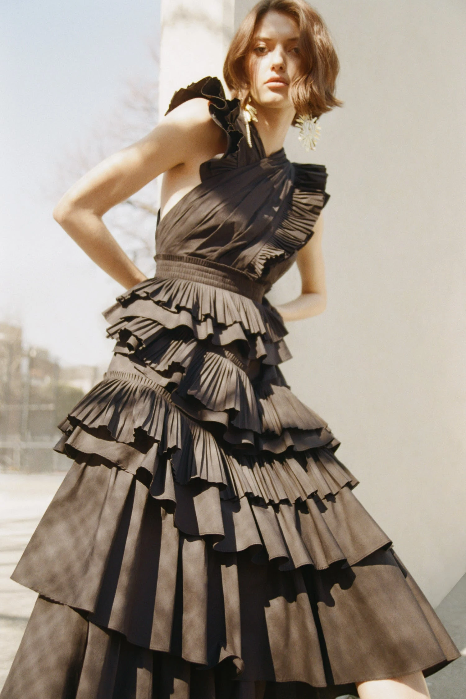 ULLA JOHNSON Aurore Dress - Noir 2 ULLA JOHNSON Aurore Dress - Noir - Image 2